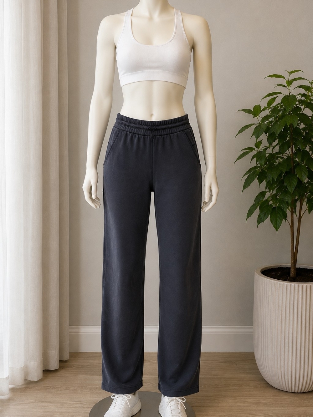 lululemon athletica Charcoal Wide-Leg Joggers